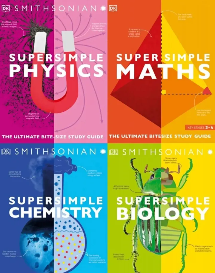 《Super Simple极简系列》四册/数学/物理/化学/生物PDF