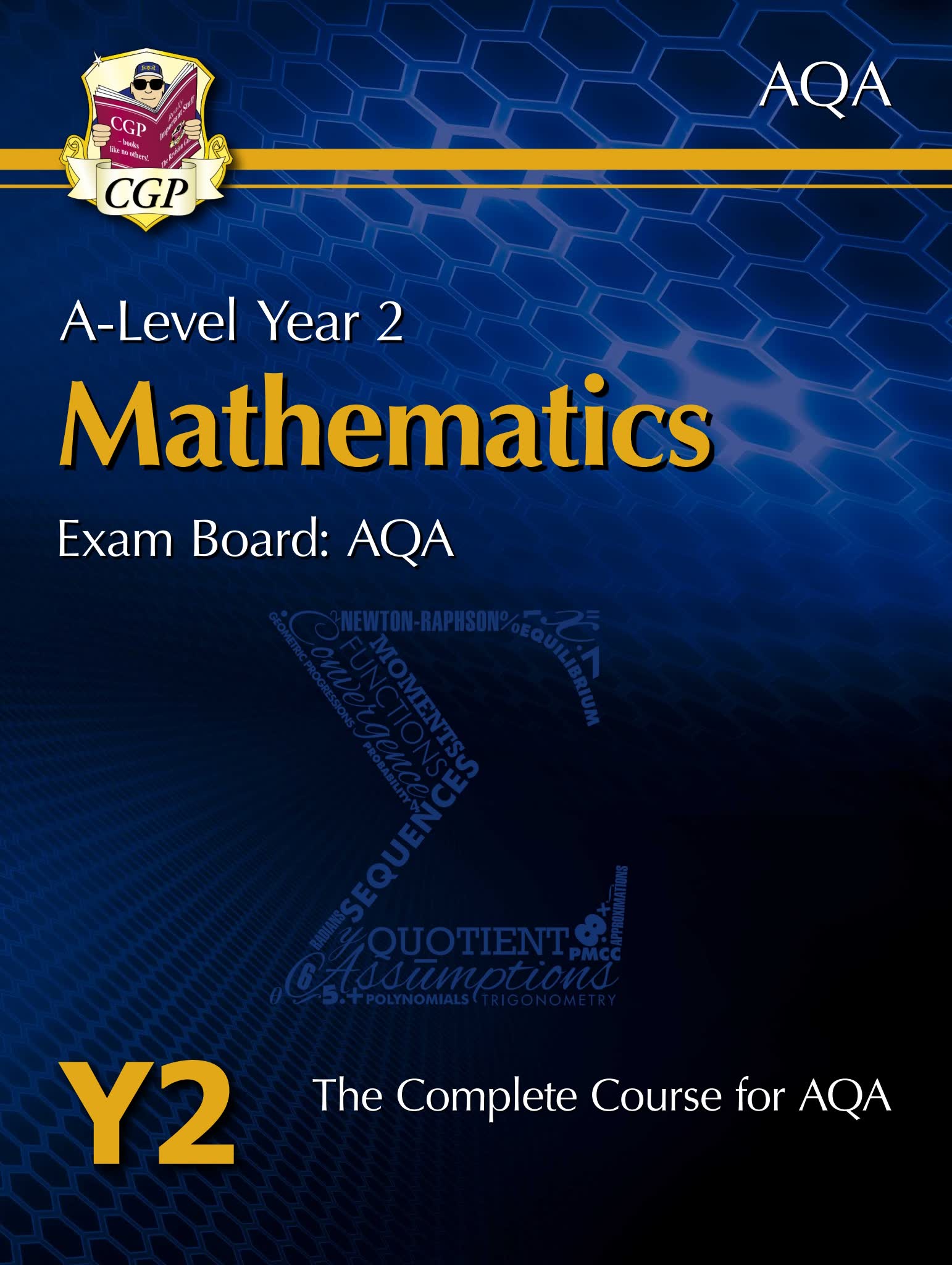 CGP AQA A-Level数学教材Year 2封面