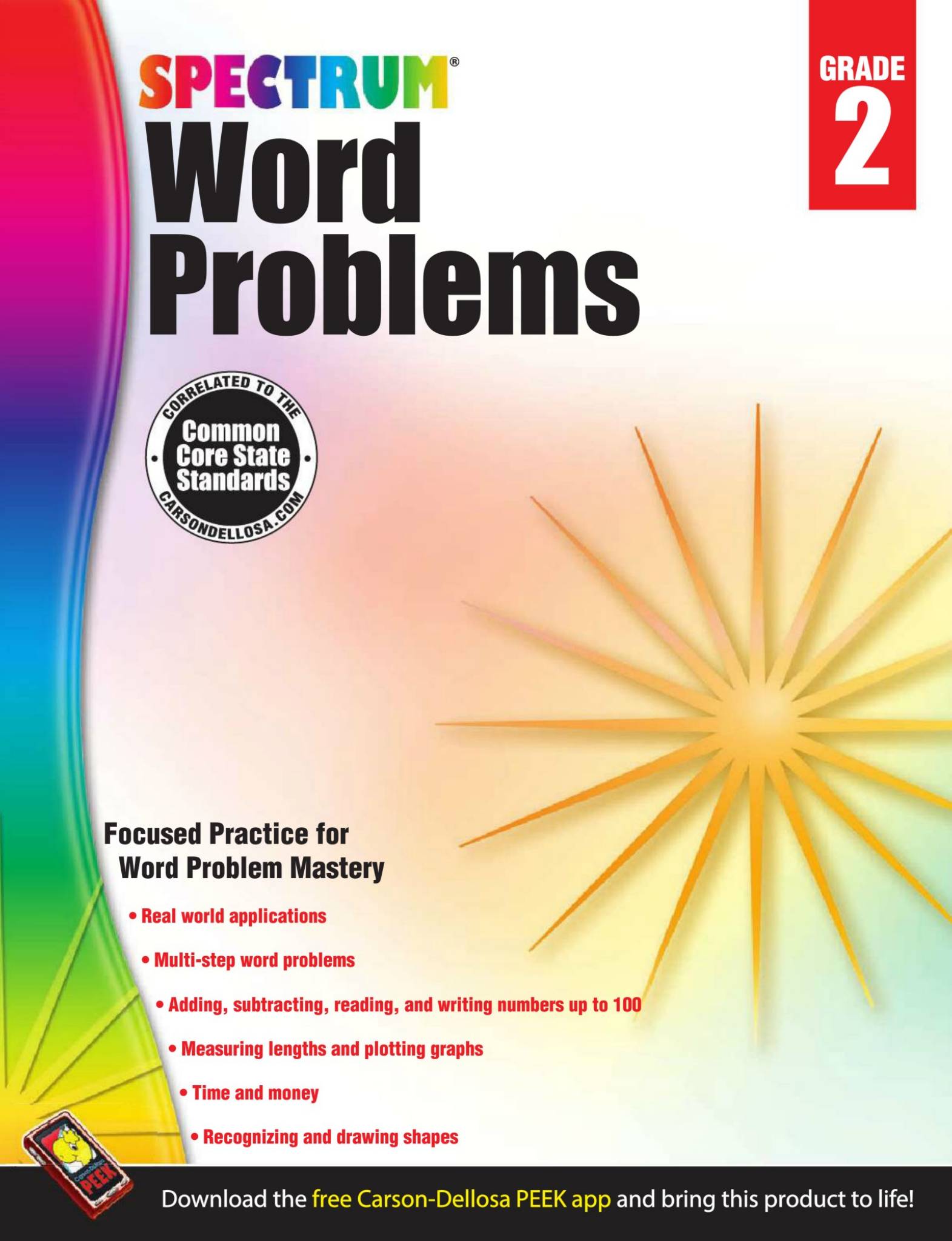 Spectrum Word Problems 美国小学数学应用题练习册：G2–G8 七册电子版完整导览
