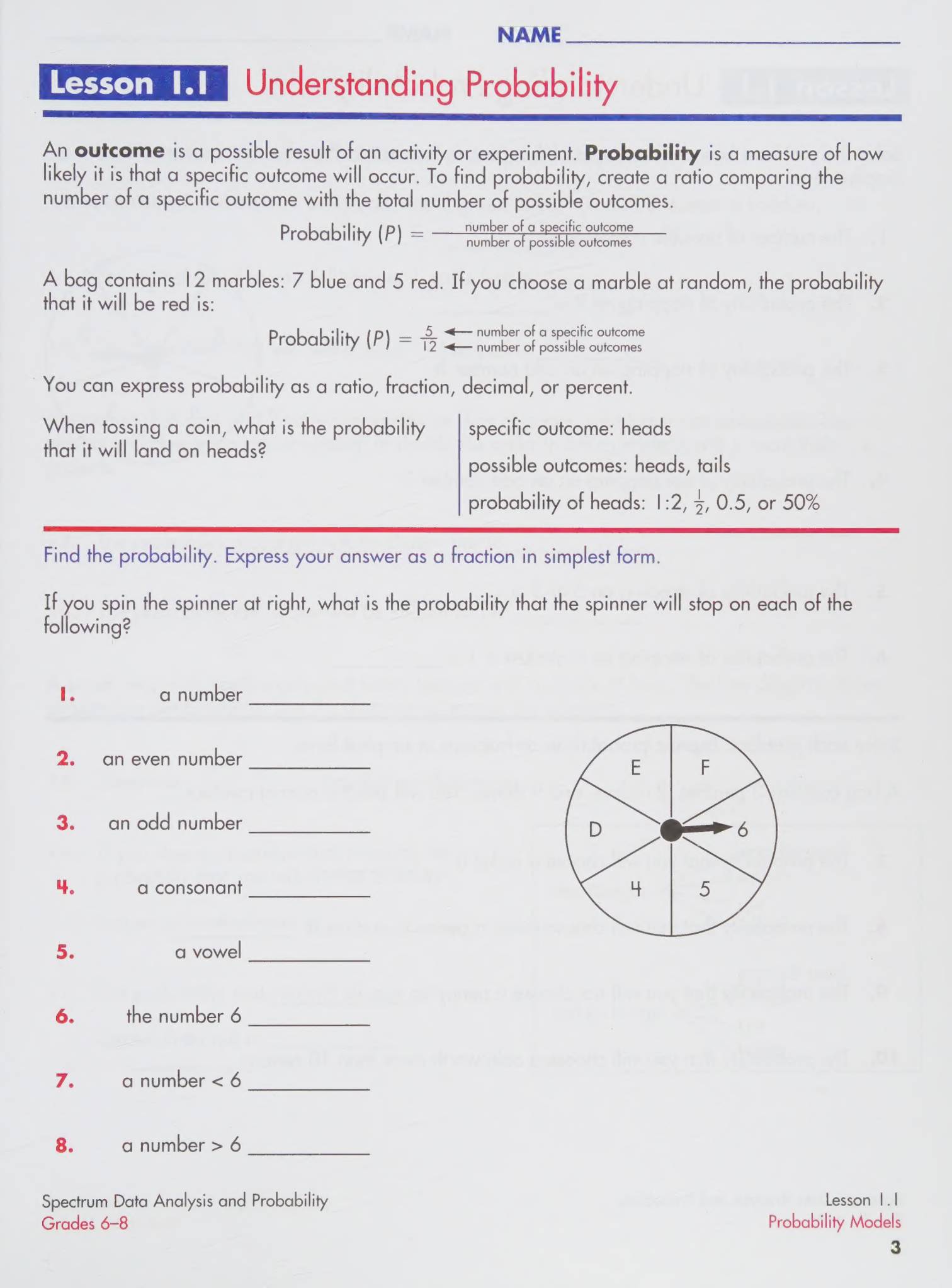 Spectrum geometry3
