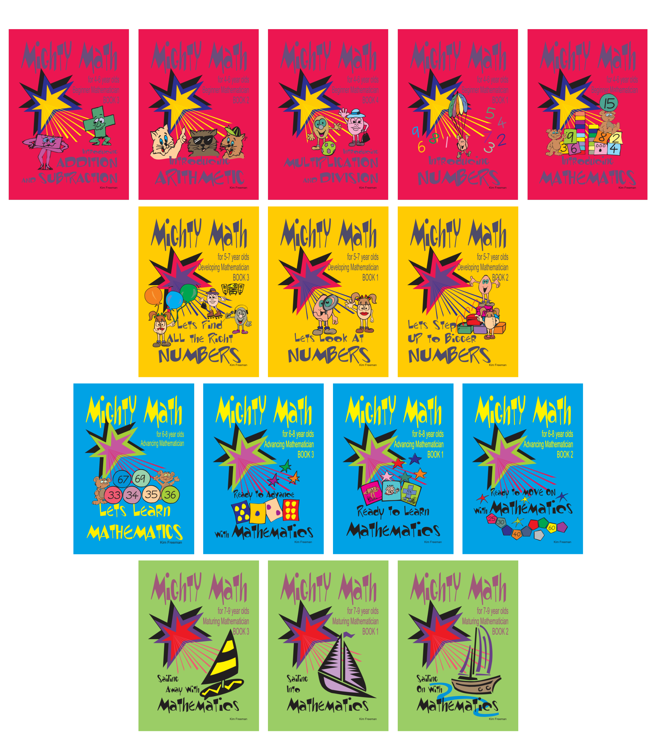 Mighty Math 数学练习册电子版 PDF 下载|4–9 岁四阶全 15 册