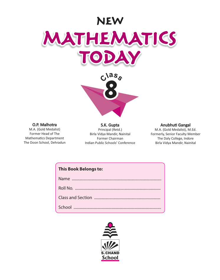New Mathematics Today Class 8 封面（高年级）