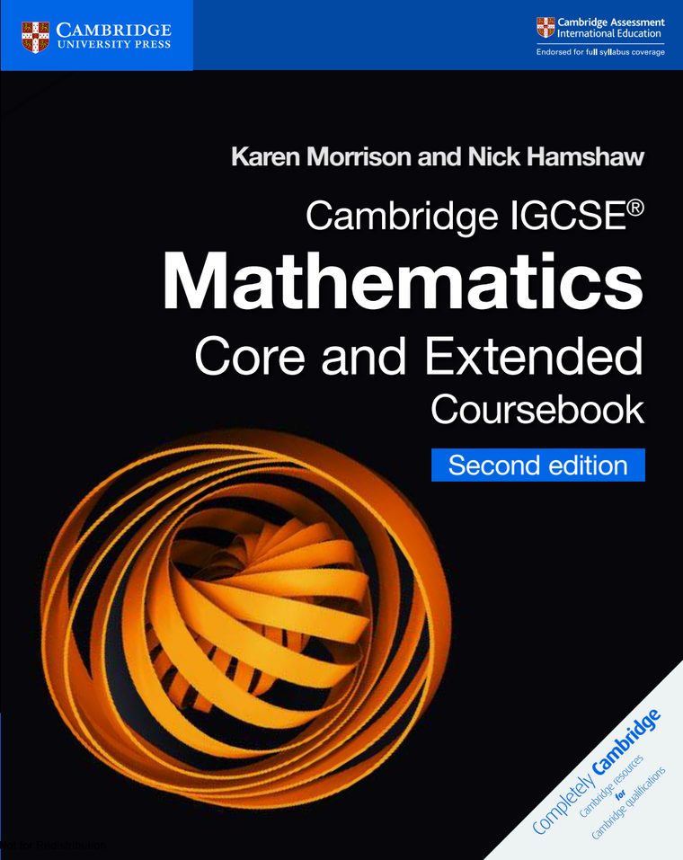 Cambridge IGCSE Mathematics Coursebook 封面(第二版)